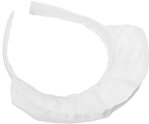 Healifty Elegantes Dienstmädchen Stirnband und Vielseitigem Design aus Weißem Gewebe mit Rutschfestem Sitz Party Stirnband für Festival Auftritte und Damen