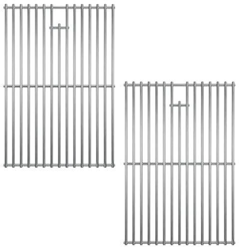 43,2 x 33,7cm Edelstahl Grillrost für Nexgrill 4-Brenner 720-0830H, 2 Stück | für Landmann Triton, Enders Boston/Monroe PRO 4, Broil King Crown, Napoleon LEX 485, Nexgrill 5-Brenner 720-0888N 720-0888S