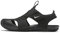 NIKE Sunray Protect 2 (TD), Sandal, Black/White, 25 EU