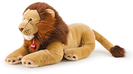 Trudi Leone Narciso Leone mascotte peluche, regalo di Natale e compleanno. | 30x35x65cm taglia XLP | Animali Esotici tropicali | modello 27544