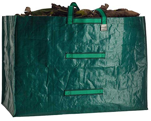 planto Jumbo Gartensack Gartenabfallsack Gartensammler Gartentasche Abfallsack Gartentaschen für Gartenabfall Laubsack in Profi-Qualität (250 Liter; Maße: ca. 87 x 60 x 48 cm) 2 Stück
