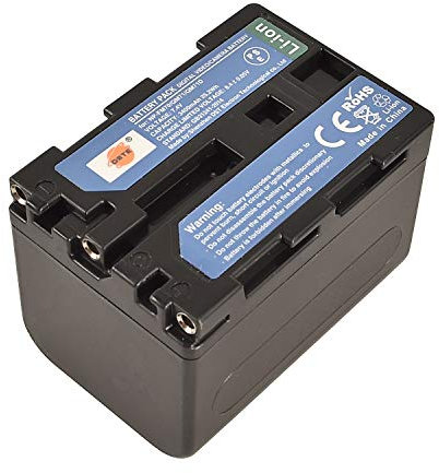 DSTE Batteria di ricambio NP-FM70 NP-QM71 NP-QM71D compatibile con Sony DCR-PC115 DCR-PC120 DCR-PC330 DCR-TRV25 DCR-TRV27 DCR-TRV30 DCR-TRV33 DCR-TRV38 DCR-TRV39 DCR-TRV50