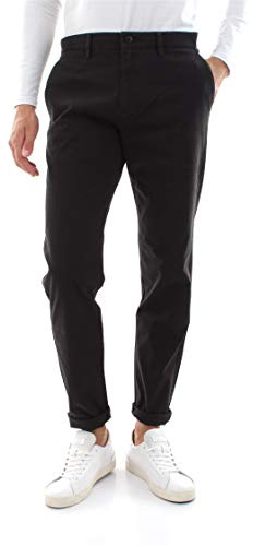 Dockers SMART 360 FLEX CHINO TAPERED, Pantalon, Homme, Noir, 32W / 32L