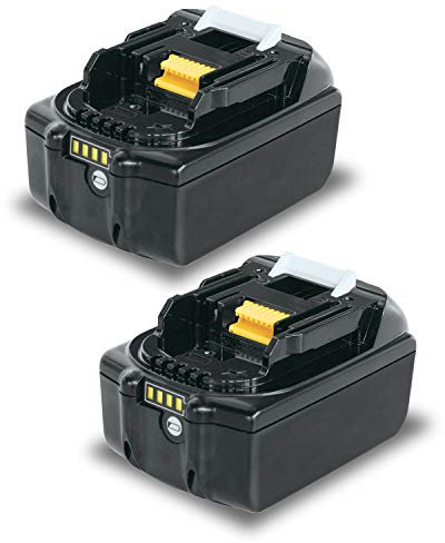 LabTEC 2 Packs 18V 5.0Ah Batterie pour Makita BL1815, BL1830, BL1835, BL1840, BL1850, BL1860, LXT400, 194204-5, 194205-3, 194230-4, 194309-1 Outil électrique sans Fil