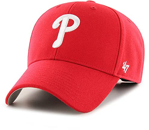 '47 MLB Baseballcap Philadelphia Phillies Rot Most Valueable Player Cap Kappe Basecap