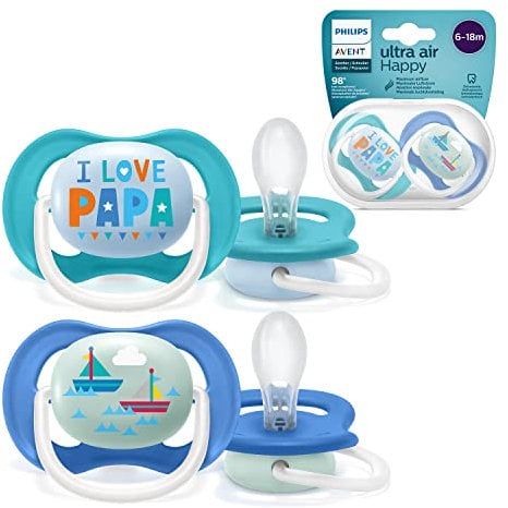 Philips AVENT Ultra Air Schnuller 6-18 Monate (Modell SCF080/03)