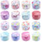 Lot de 16 pots à bougies vides en métal avec couvercles pour la fabrication de bougies, les épices, les bonbons, les cadeaux de fête, les mariages et les cadeaux de 113,4 g