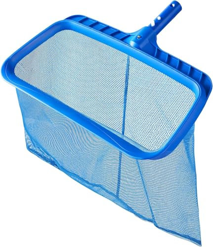 Pool Skimmer - Pool Skimmer Net without Pole, Swimming Pool Leaf Skimmer Net with Reinforced Frame, Larger Capacity Pool Nets for Cleaning, Durable Deep Rake Net Easy Scoop Edge,Debris Pickup Removal