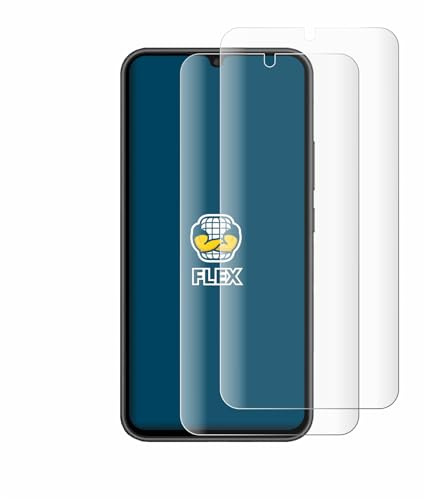 BROTECT 2 Stück Full-Cover Schutzfolie für Samsung Galaxy A34 5G Full-Screen Displayschutz-Folie [3D Curved, Anti-Fingerprint, Kristall-Klar]