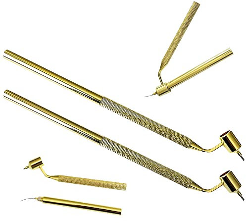 Molbory Stylo Peinture:Lot de 2 0.7+0.8mm Stylos de Peinture Fluides Inclinés Stylo de Retouche Tip Stylo Applicateur Fine Line Stylo Peinture Voiture Outil de Dessin pour Rayures et Calligraphie