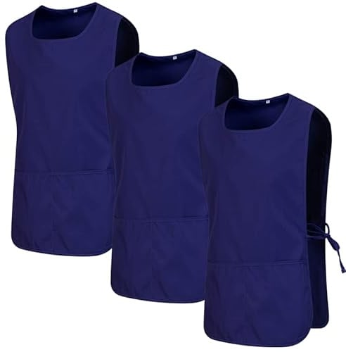 MISEMIYA - Packung mit 3 Stück - Reinigungsschürze, Labor-Uniform, Klinik, medizinische Reinigung 3-3301
