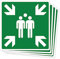 pubblimania 4 Punto di Raccolta PVC Resistente per Esterno e Interno (Cm 19,5x19,5) (4 Punto di Raccolta)