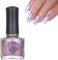 Purple Pearl Holographic Nail Varnish - Iridescent Shell Glitter - Quick Dry Glimmer - Shiny Mirror Glitter for Nail Art DIY - No Nail Lamp Needed