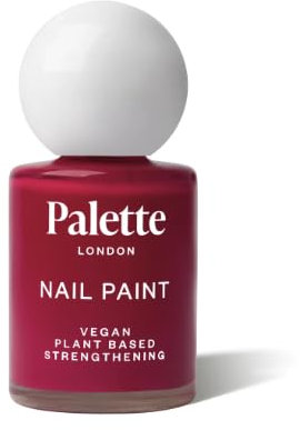 Palette London Signature Nail Paint - Halal, Vegan, Breathable Nail Polish (Hibiscus)