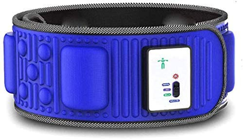 PRUJOY Massage-Schlankheitsmaschine, Magnetgürtel-Massage, professionelle Vibration, Körpergürtel, Bauchmassagegerät, Fettverbrennungsgürtel, Bauchfettverbrenner mit 5 Motoren