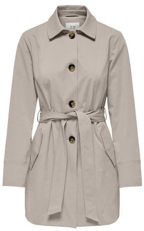 JdY Damen Jdyisadora Trenchcoat Otw Hab, Chateau Gray, L EU