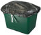 BOXHAT - BLACK, BLUE or GREEN - (1-3 Pack) Recycling Box Cover - Laminated WATERPROOF Kerbside Recycling Lid - Elastic Sealed & Tie (3 Pack, Black)