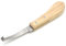 EIHI 1 pieza cuchillo de recorte de pezuñas de caballo profesional con mango de madera Cuchillo profesional para pezuñas doble cuchillo de herradura,Herramienta de reparación de herraduras