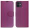 Compatible Case For iPhone 12/12 Pro - Leather Wallet Case Flip Protective Cover For iPhone 12/12 Pro Purple