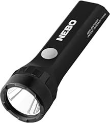 NEBO Luxtreme Nano Tactical Torch - 420 Lumen Rechargeable Flashlight with 300-Meter Beam, IPX6 Waterproof Rating & Ultra-Compact Design, Black