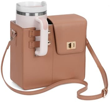 Orgonite Sac à bandoulière portable pour Stanley Sport Sacs à bandoulière Stanley Cup Sac de transport pour accessoires Stanley Cup, A07 kaki