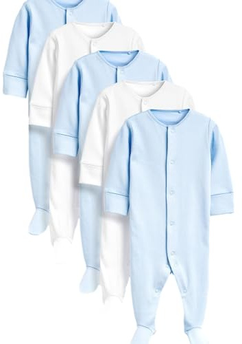 NEXT Baby Jungen Basics-Schlafanzüge im 5er-Pack