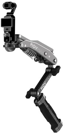 MOVMAX Blade Arm Handheld Kit for DJI Pocket 3, Insta 360, and GoPro Hero 12 Action Cameras, Handheld Stabilizer/N2 Arm Technology/Universal Locking Screw