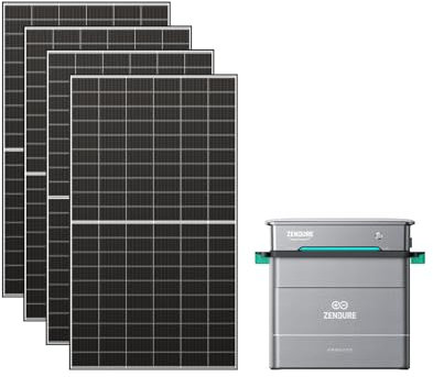 Zendure Solarflow Hyper 2000 avec AB2000X 1920Wh, Centrale Électrique de Balcon avec Entrée Solaire 1800W, HUB Intégré(Unité de Contrôle Intelligente) et Micro Onduleur, Biface Panneau Solaire 2000W