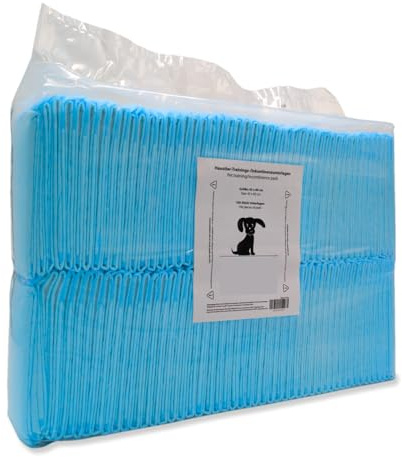 Trendisland 100 Stück Hunde Trainingspads 45x60cm | Welpenunterlagen & Puppy Pads | saugstark & wasserdicht | Inkontinenzunterlagen für kleine bis mittelgroße Hunde, Katzen & Pflege