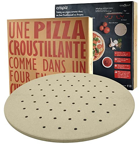 Cookut CTCRISPIZ Pierre à pizza