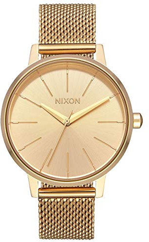 Nixon Unisex Armbanduhr Kensington Milanaise All Gold