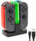 FASTSNAIL Ladestation für Switch Controller, Kompatibel mit Nintendo Switch&Switch OLED，Controller Ladestation Kompatibel mit JoyCons