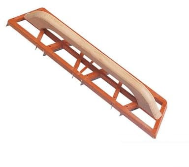 Rabot à plâtre MONDELIN 202500 – Outil robuste avec embase synthétique, poignée bois et 8 lames en acier pour travaux de finition