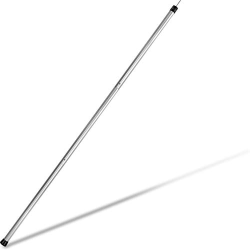 normani Aufstellstange Zeltstange Stützstange aus Aluminium 120 bis 180 cm - 3 Segmente für Vor-Zelt, Sonnensegel, Tarp, Plane, Überdachung oder Markise - Extrem Druckfest