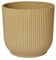 elho Vibes Fold Rund 18 Pflanzentopf - Blumentopf für Innen - 100% recyceltem Plastik - Ø 18.4 x H 16.8 cm - Gelb/Buttergelb