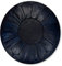 Poufs&Pillows Premium XL Echtleder Pouf - Handgefertigt - gefüllt geliefert - Ottoman Sitzsack Fußhocker Puff (Dunkelblau)