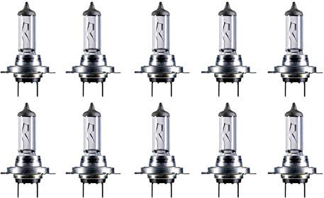 10x cartechnic H7 +90% 12V 55W PX26d Halogen Glühbirnen Scheinwerferlampen Faltschachtel