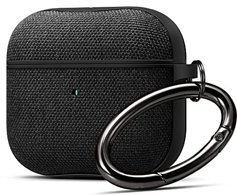 Spigen Urban Fit Hülle Case kompatibel mit Airpods 3 Generation 2021 - Schwarz
