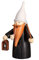 Seiffener Volkskunst | Räuchermännchen Erzgebirge Wichtel | 15 cm | erzgebirgische Holzkunst Weihnachten | 12327 | Erzwichtel