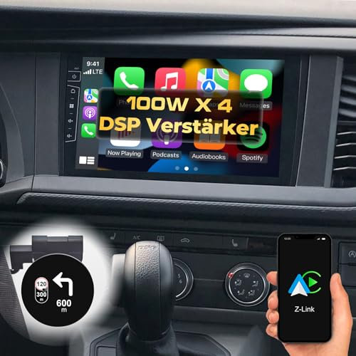 DYNAVIN Android Autoradio Navi für VW T6.1 Polo Golf Sportsvan, 9 Zoll OEM Radio mit Wireless Carplay und Android Auto | Head-up Display | Inkl. DAB+: D9-333 Premium Flex