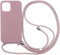 xingting EU Collana Porta Cellulare Compatibile con Custodia per iPhone 12 Mini(5.4inch)-Custodia da Collo per Smartphone,Cover con Cordoncino da Indossare-Rosa Oro