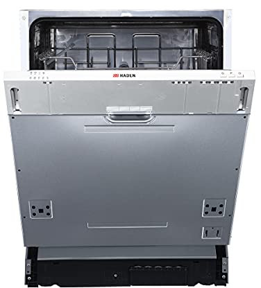 Haden 60cm Built in Dishwasher - 14 Place Settings, Low Water Consumption Dishwasher, Natural Drying - 6 Cycle Options - Dishwasher Integrated with Delay Start