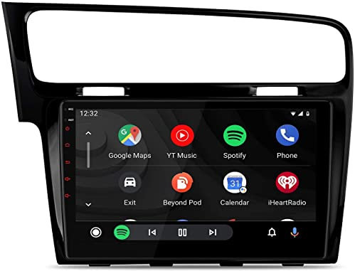GABITECH Android 10 Autoradio 10,1 Zoll Autoradio HD Touchscreen für VW/Volkswagen Golf 7 MK7 2013-2018 mit Bluetooth GPS Navigation Lenkradsteuerung WiFi FM AM Unterstützt Rückfahrkamera und DAB +