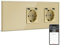BSEED Normal enchufe Doble USB con Smart ZigBee Interruptor de Luz 1 Gang,Compatible con Alexa y Google Home,Schuko Enchufe con 2 Puertos USB(Max 2.1A) Oro(Zigbee Gateway Hub Requerido)