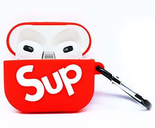 3D Airpods 3 Schutzhülle, Zierhülle für Airpods Box, Kompatibel mit Apple Airpods 3, Silikon Hülle Airpods, Airpods 3 Hülle Lustig (Sound Box)