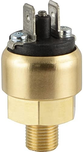 Fittingteile - Druckschalter kleine Bauform bis 2 bar für Hydrauliköl Druckluft Wasser (Ausführung: Öffner - Einstellbereich: 0,3 bis 2 bar)