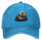 VunKo Sea Otter Baseballkappe für Herren, niedlich, Used-Look, verstellbar, gewaschen, Denim, Trucker-Mütze, Baseballkappe für Herren, Vunko Seeotter, niedlich, blau, Einheitsgr��e