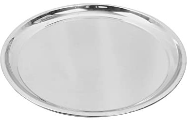 16in Stainless Steel Drip Pan for Kamado Joe Classic Joe & Big Joe, Large & XLarge Big Size Green Egg Grills, Stainless Steel Pizza Tray Pizza Pan for Turkey Baking, Roast Chicken