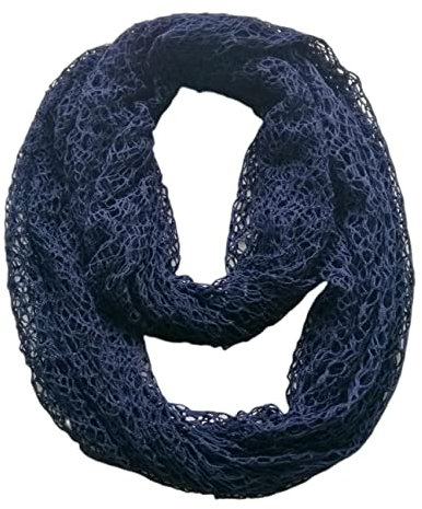 FAIRYGATE Tuch Damen Frühling unifarbener leichter Loop Schal Schlauchschal Tuch Einfarbig Unisex D54015
