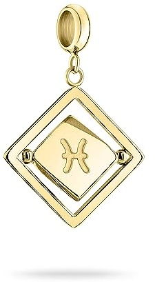 LIEBESKIND BERLIN Charms Collection Charms-Anhänger aus Edelstahl in Gold – Personalisiere Dein Schmuckstück - Geschenkidee